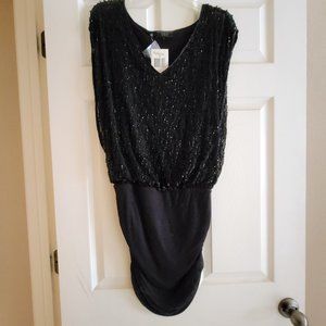 Black Sequin Dress